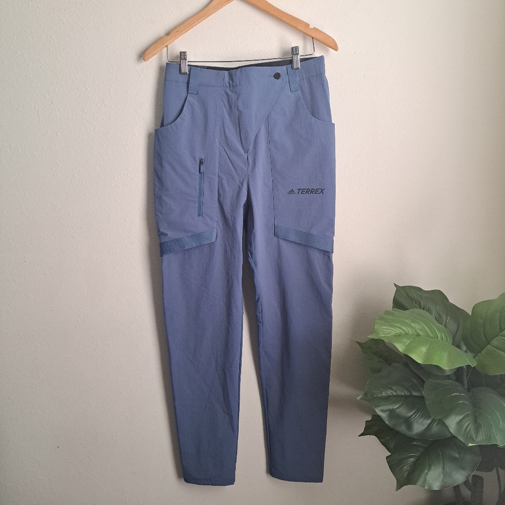 Adidas Zupahike Women Pants Wonder Steel Sz M R hiking Senderismo Mujer